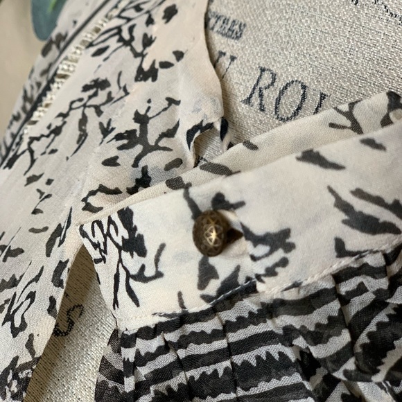 Anthropologie ~ Talulah Tiered Midi Dress Medium - Picture 4 of 14